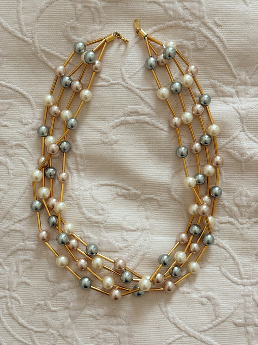 Pozłacany naszyjnik Avon „Cashmere Necklace”, 1987 rok
