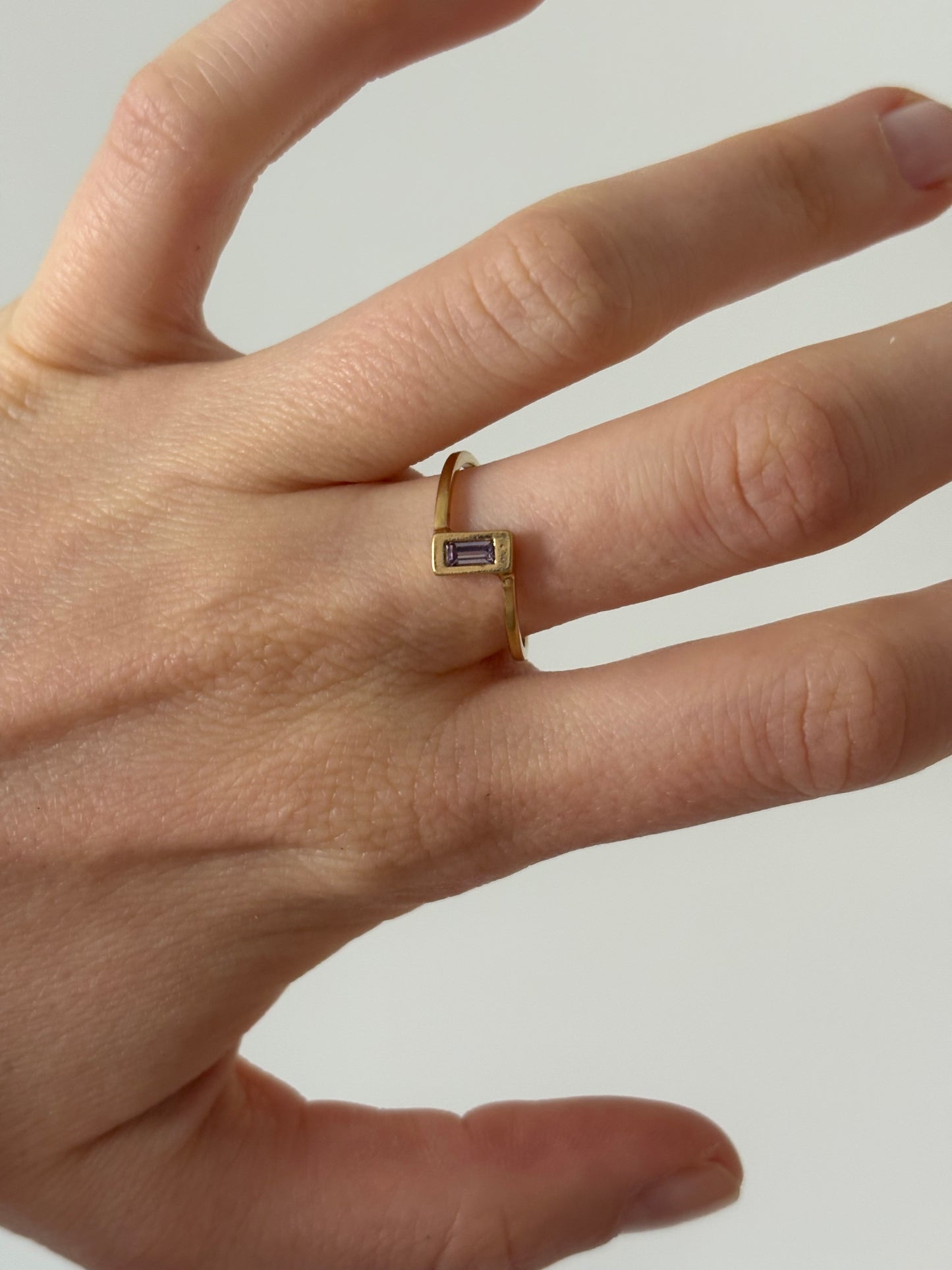 Avon ring with imitation stone