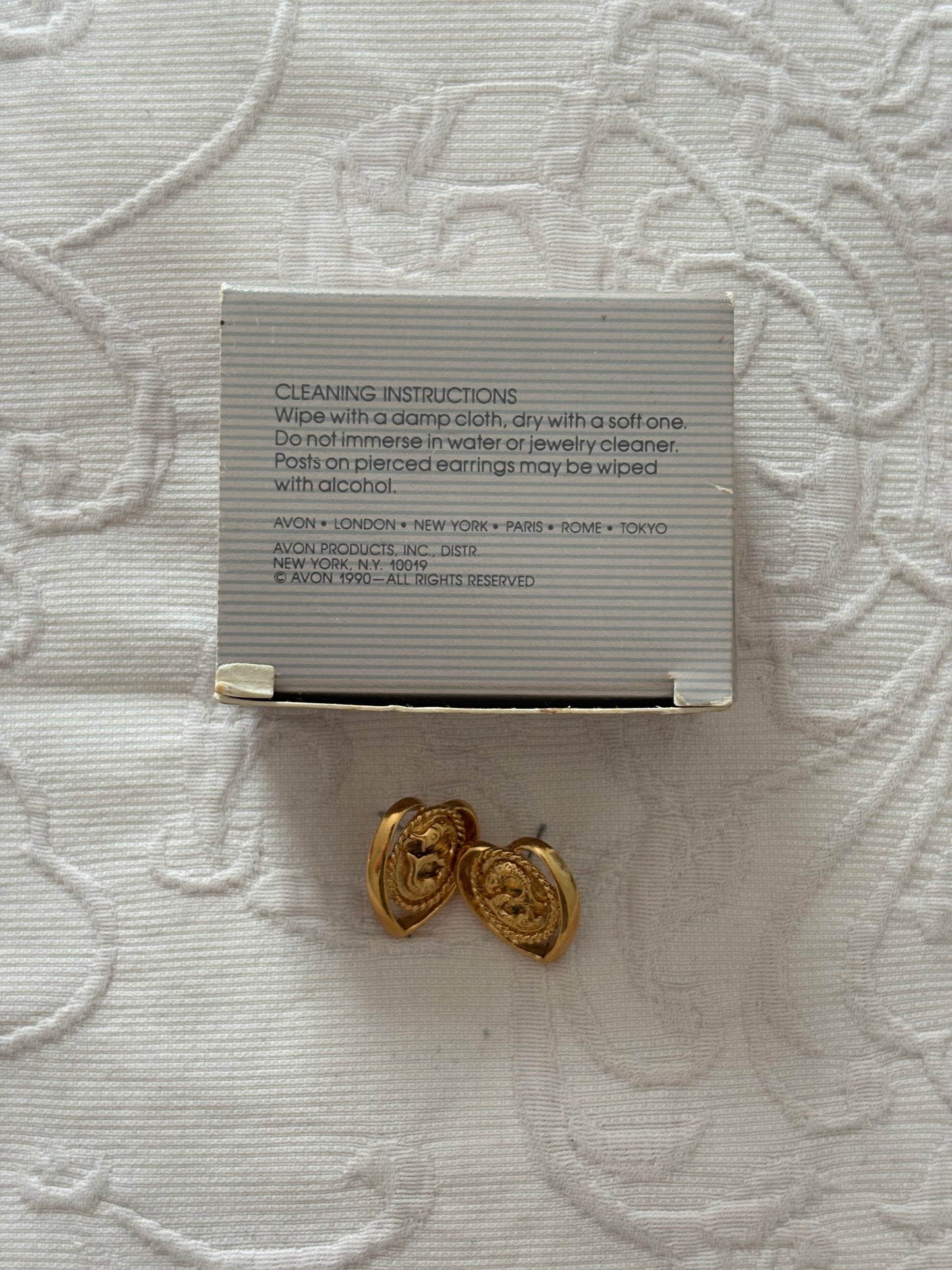 Kolczyki Avon “Horoscope”,1990 rok