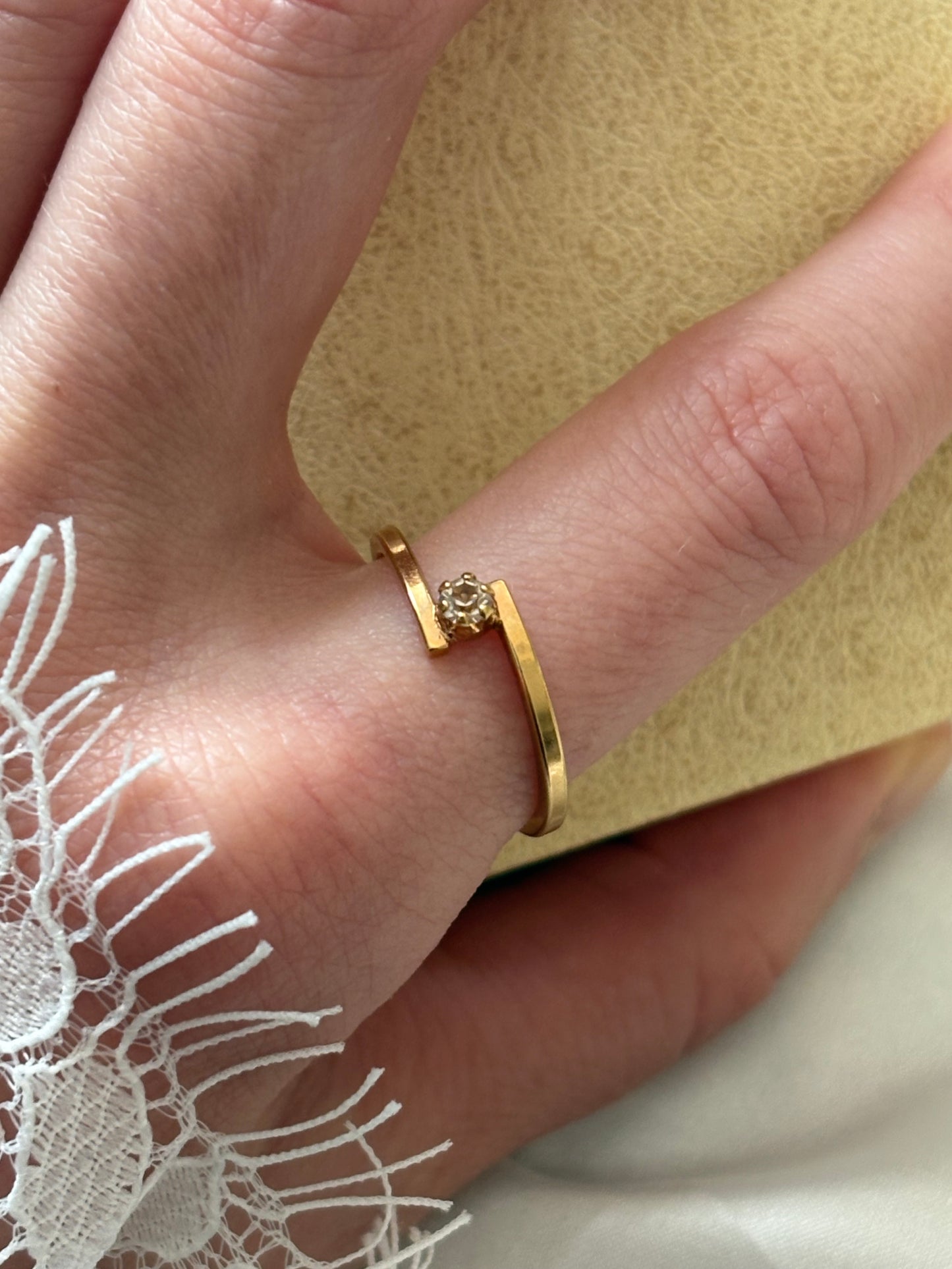 Avon "Birthstone Accent" ring, 1979