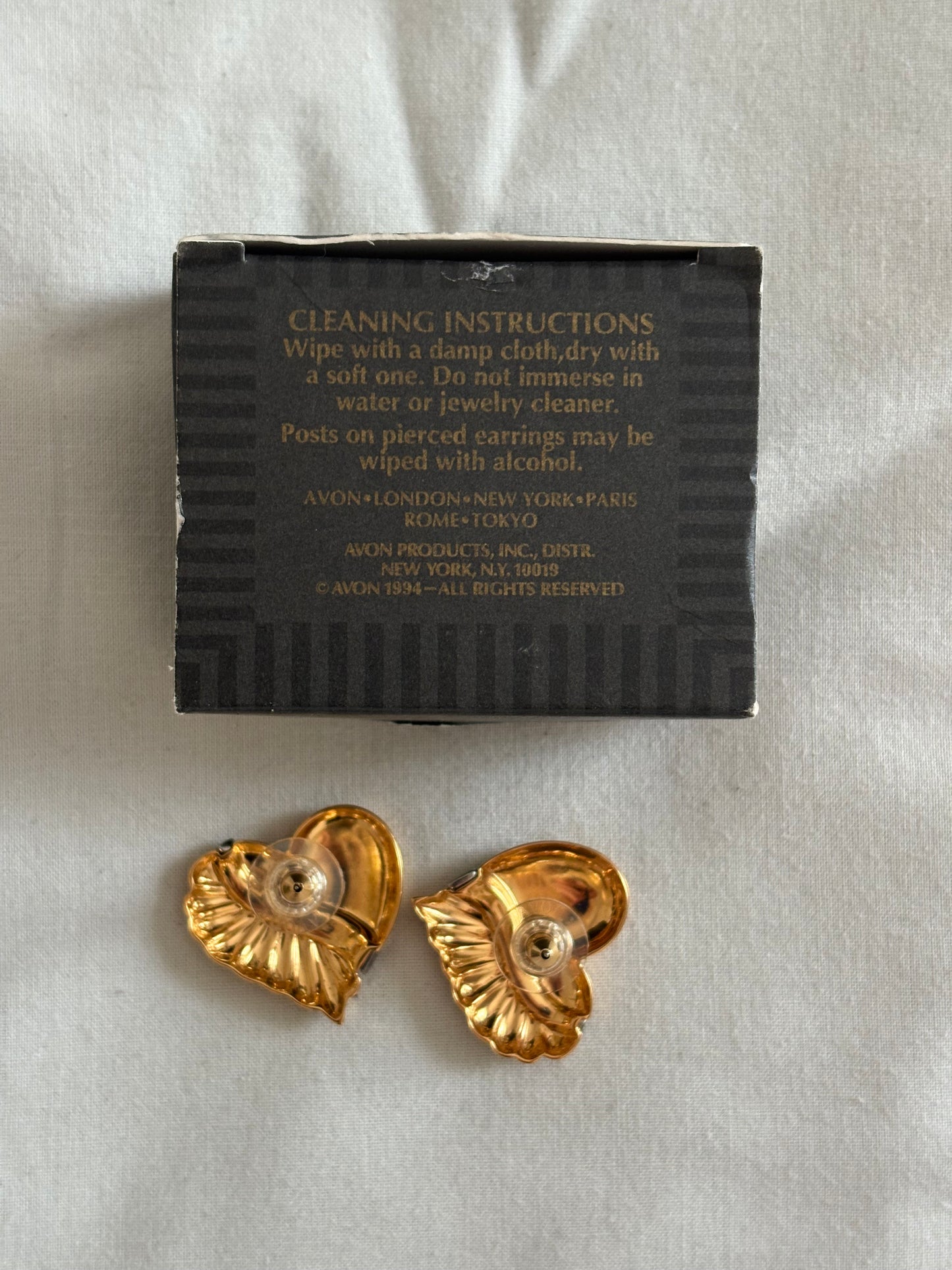 "Sparkle Heart" Earrings, 1994