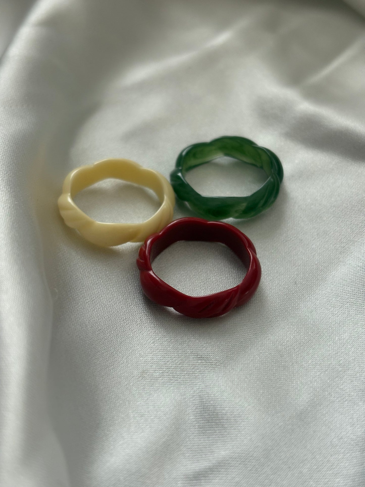 Zestaw pierścionków Avon „China Fantasy Rings”,1982 rok