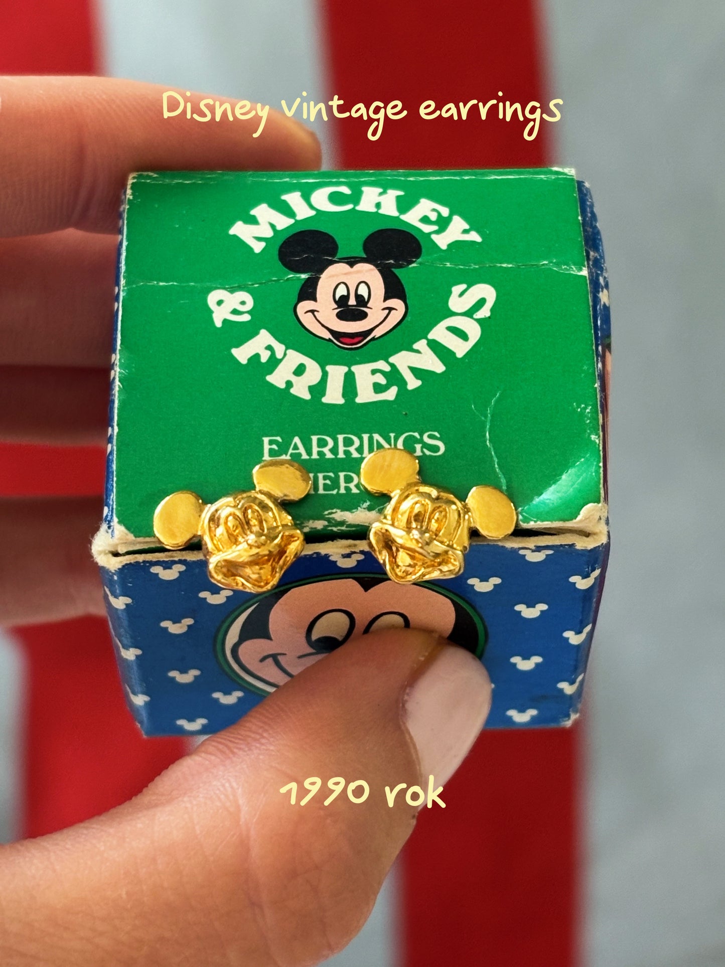Kolczyki Disney „Mickey Mouse”, 1990 rok