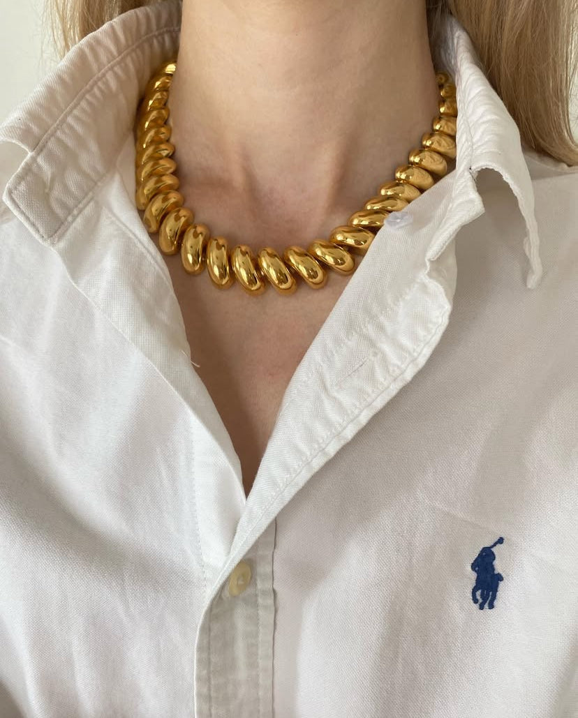 Pozłacany naszyjnik Napier