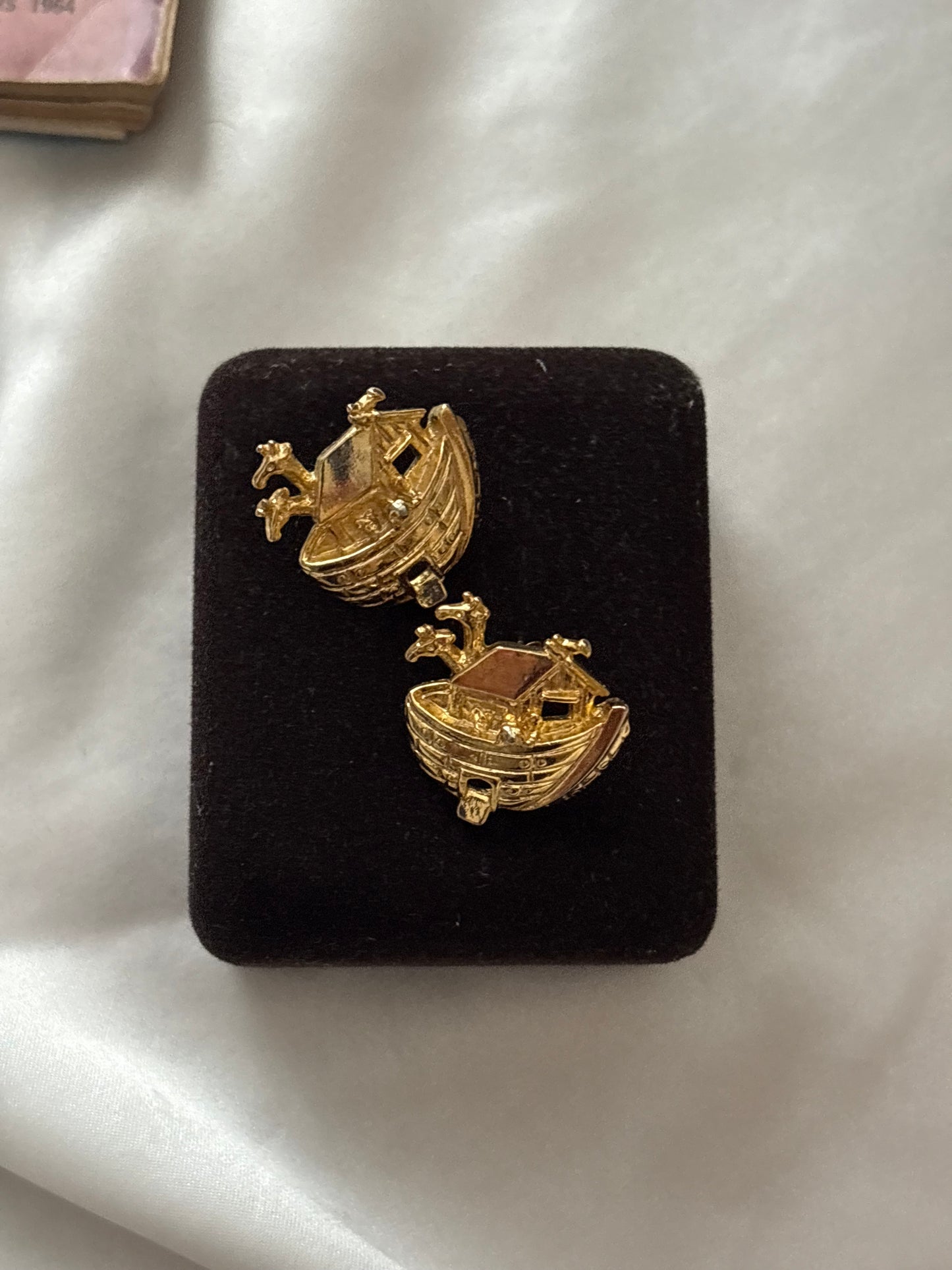Noah's Ark shaped earrings