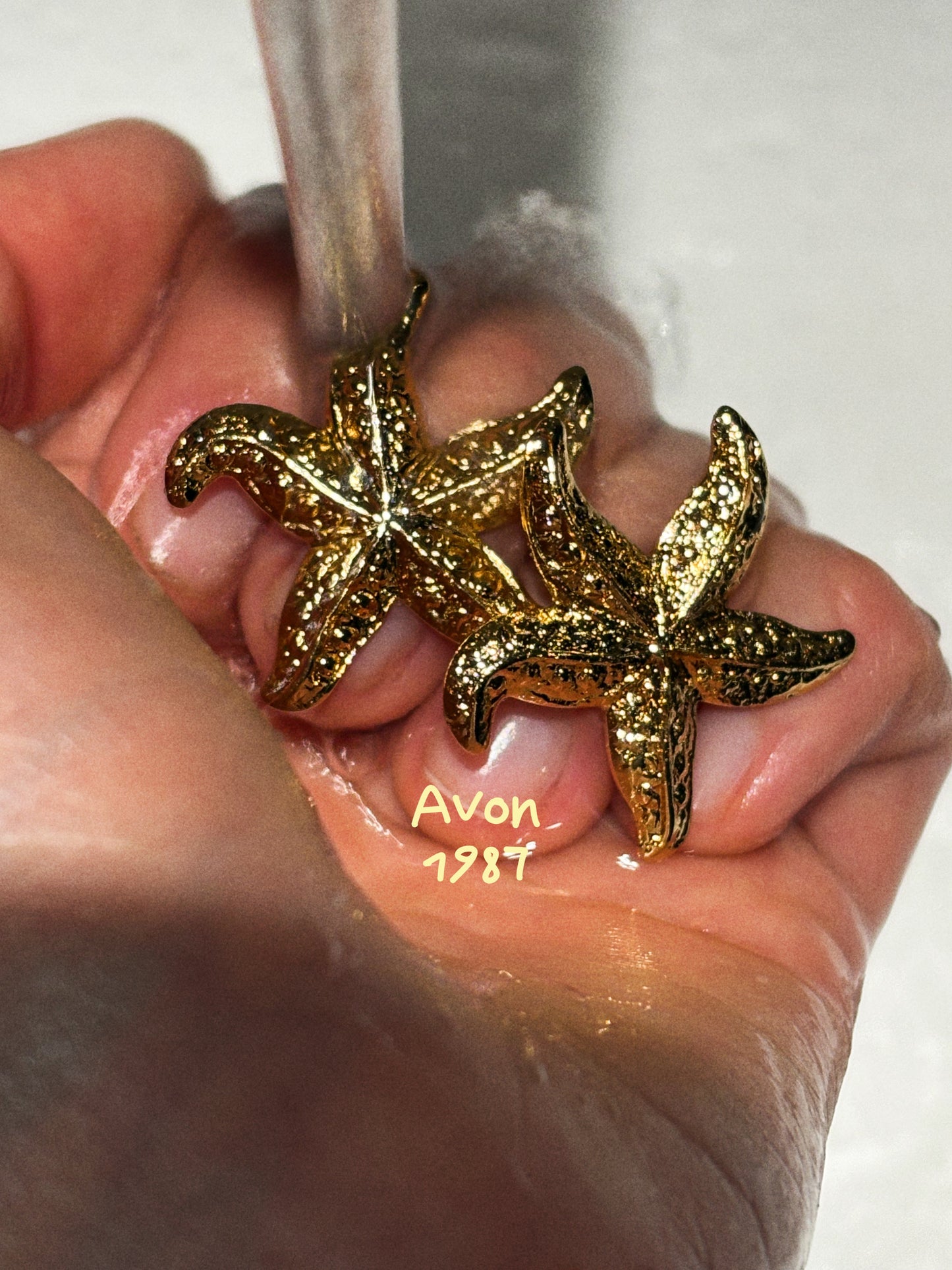 Kolczyki Avon ,1987 rok „Starfish”
