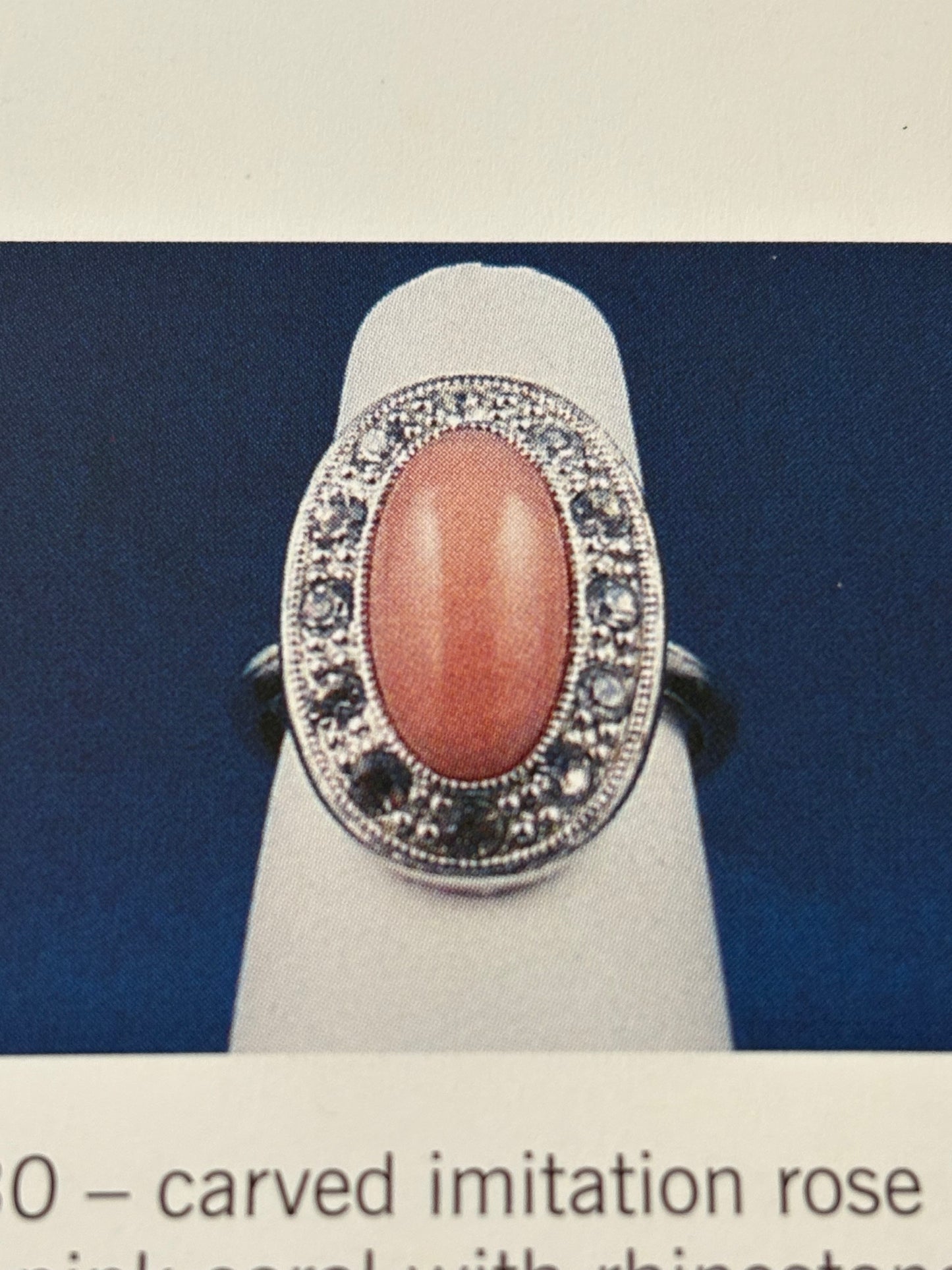 Pierścionek Avon „Pale fire”,1974 rok