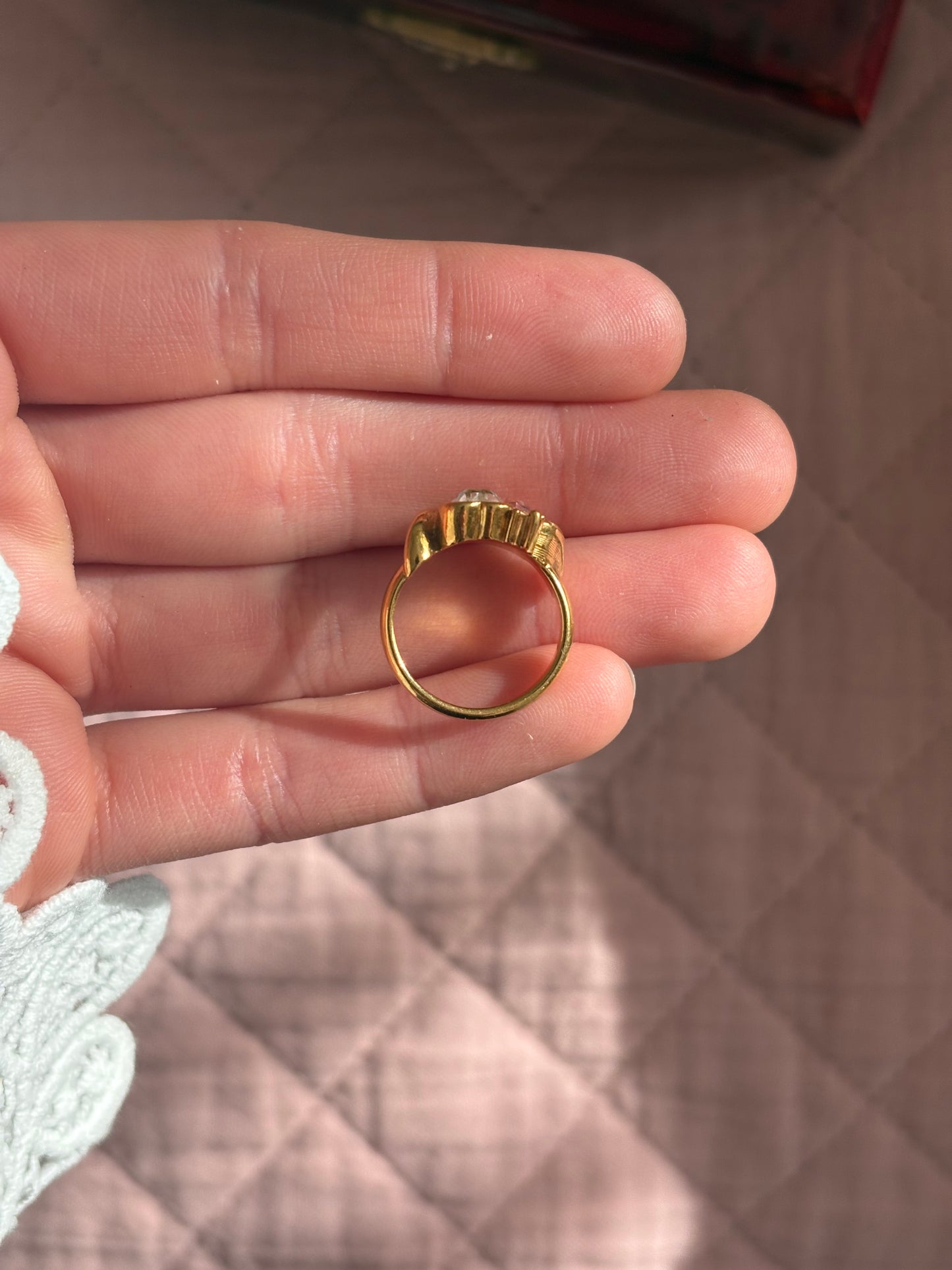 Avon "Two Hearts" ring, 1994