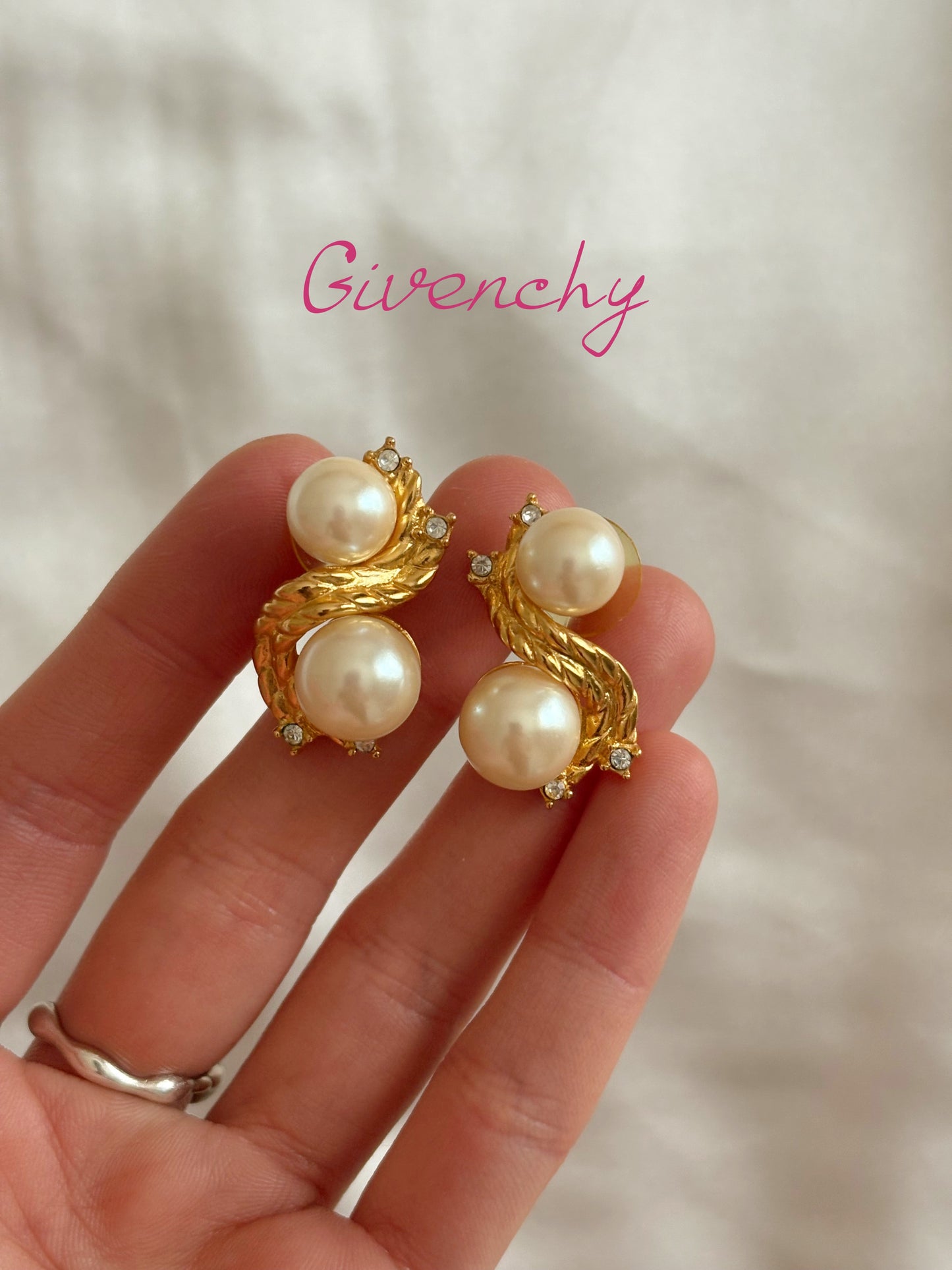 Givenchy Pearl Earrings
