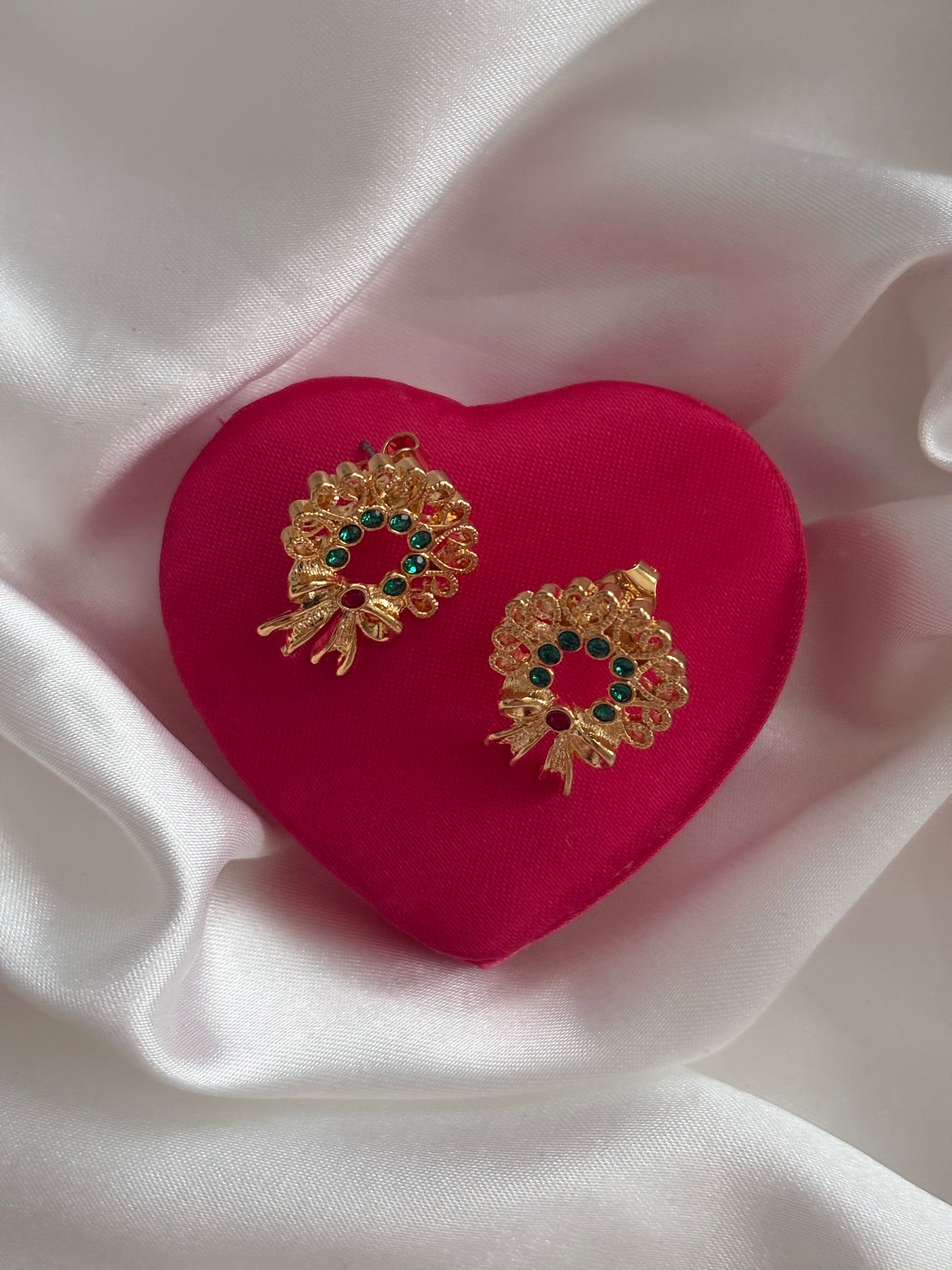 Kolczyki Avon “ Christmas wreath”,1997 rok