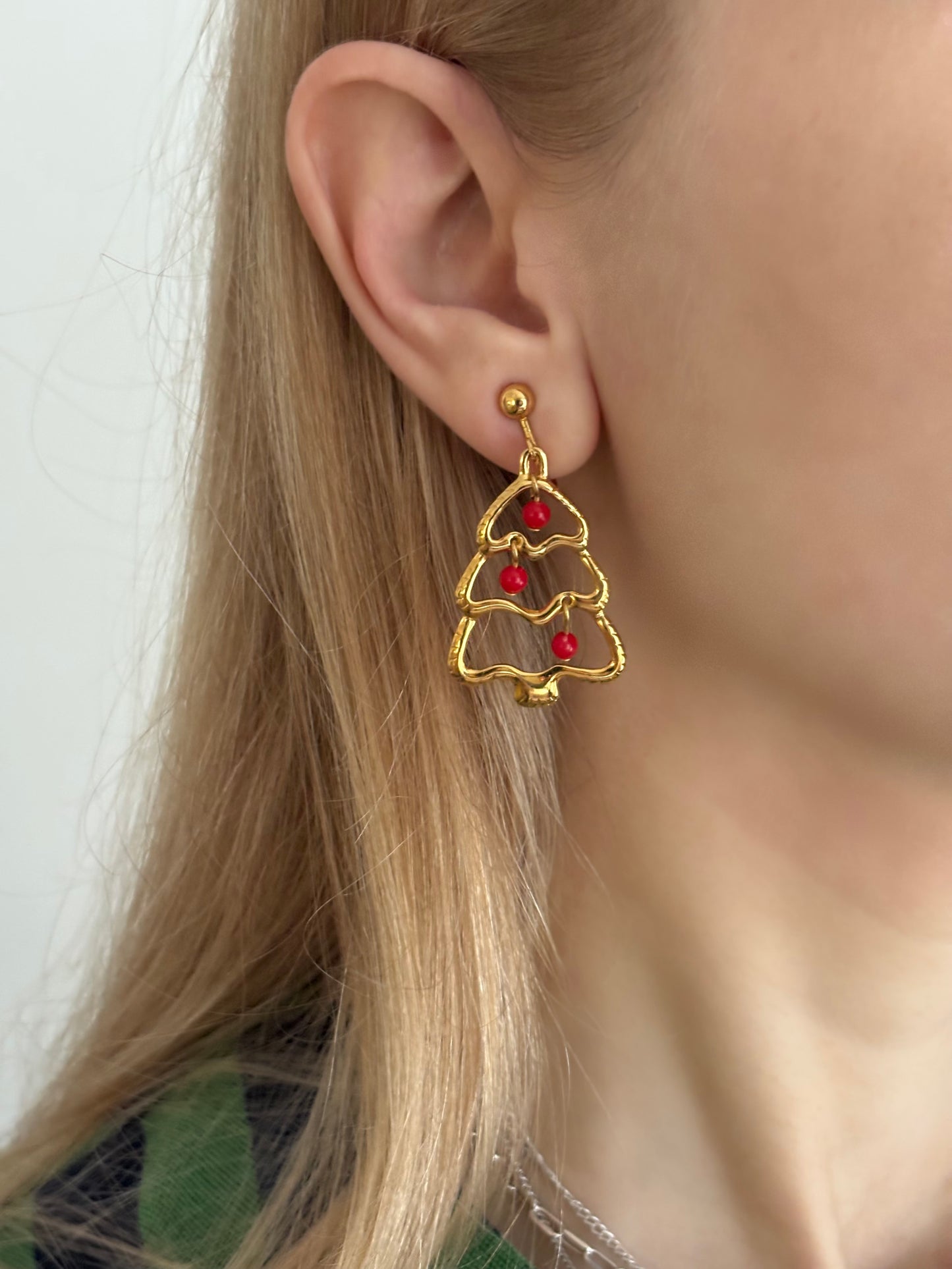 Klipsy Avon „Deck The Tree Clip Earrings” (1994)