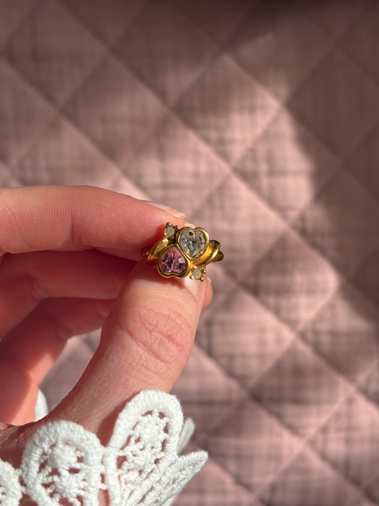 Avon "Two Hearts" ring, 1994