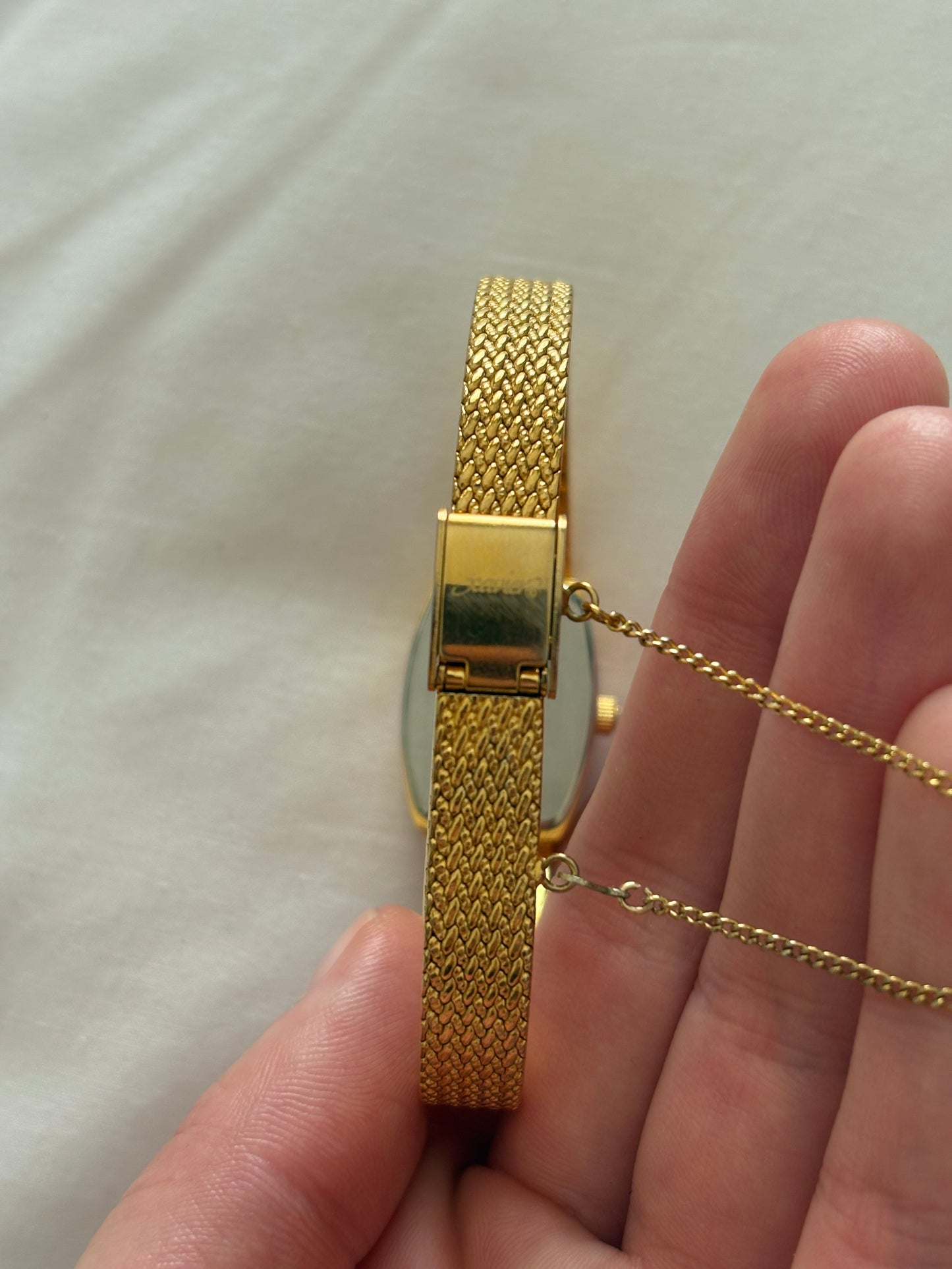 Zegarek pozłacany vintage marki Xavier