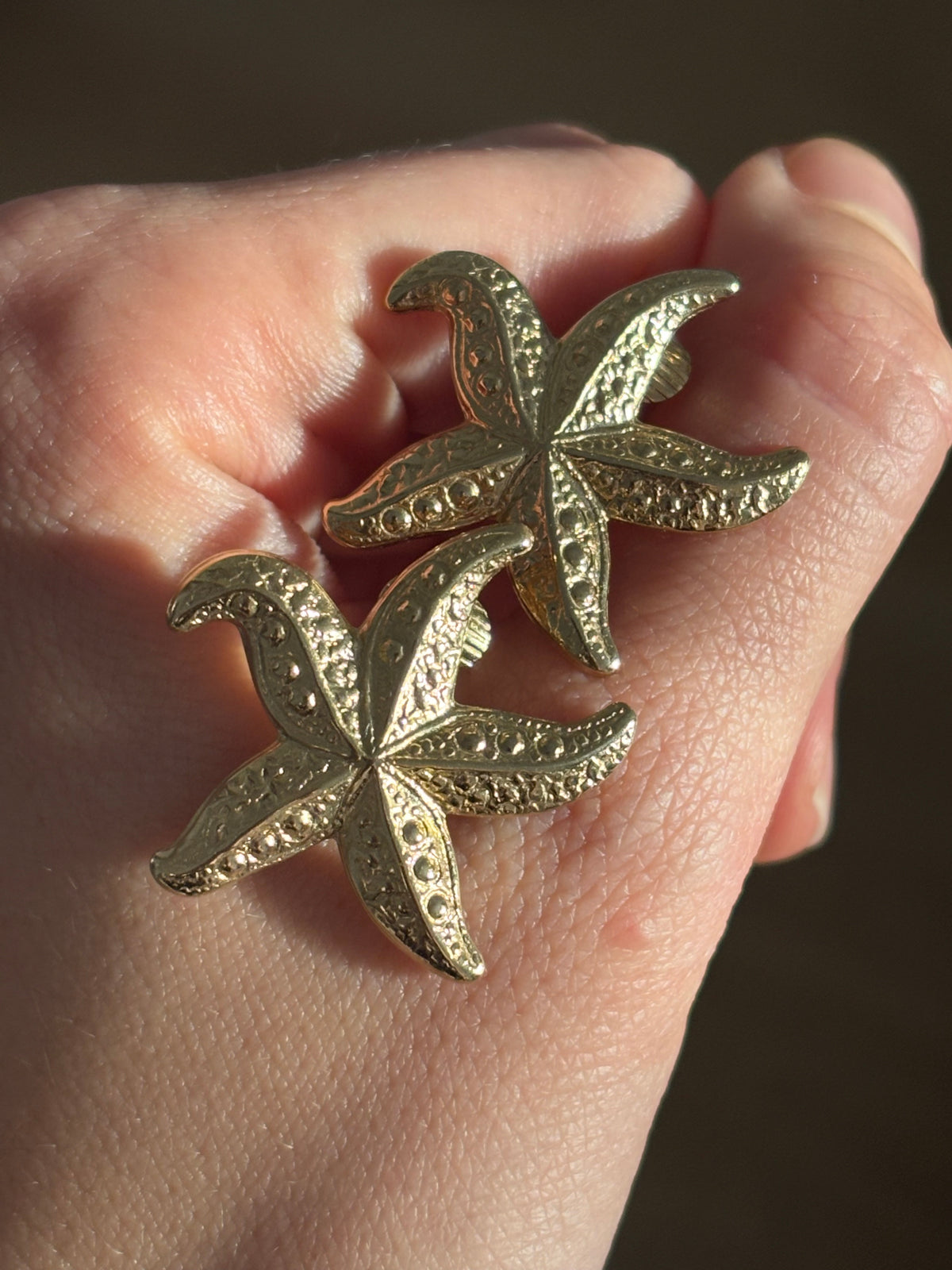 Klipsy Avon ,1987 rok „Starfish”