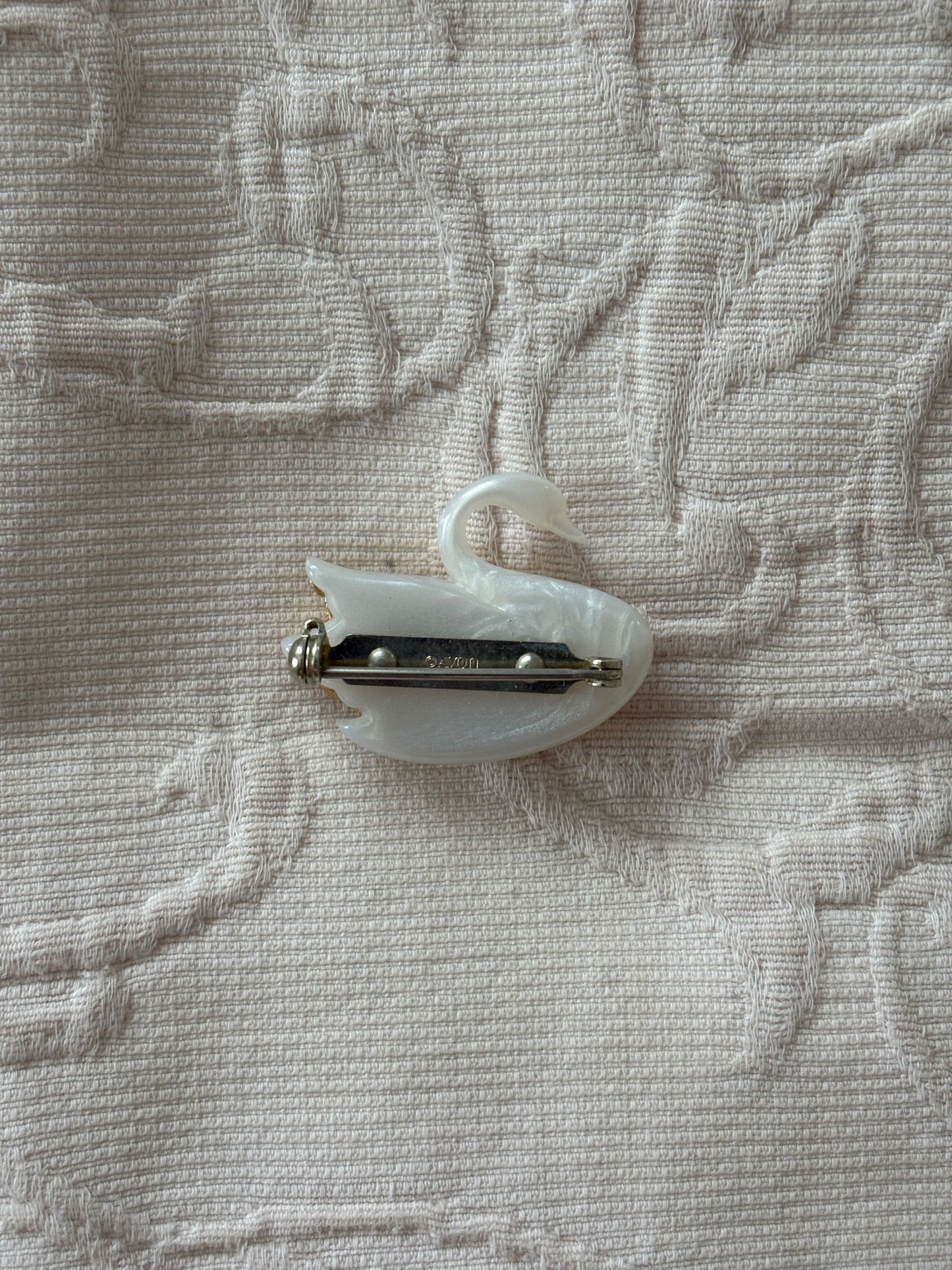 Avon "Graceful Swan" Brooch, 1985