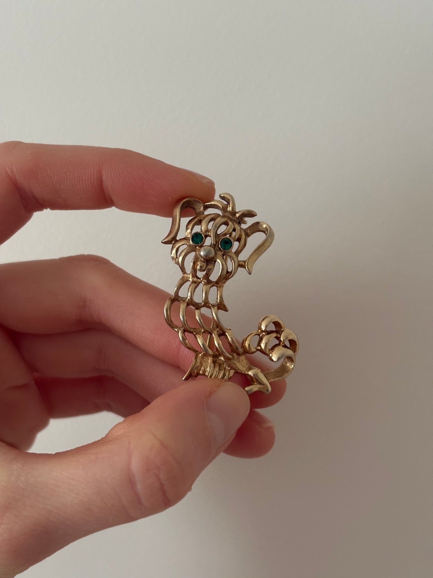 Avon "Pekinese" Brooch, 1972