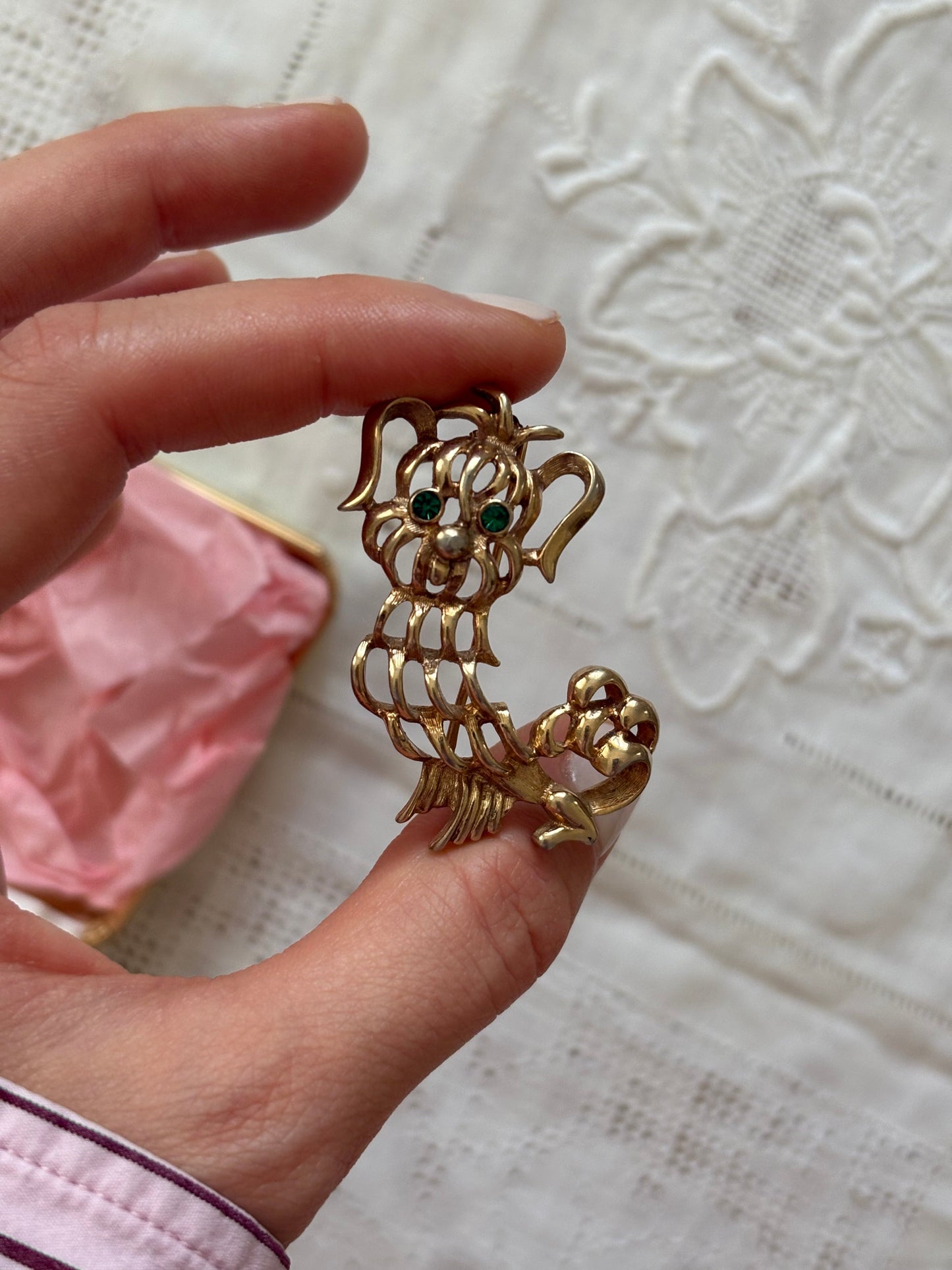 Avon "Pekinese" Brooch, 1972
