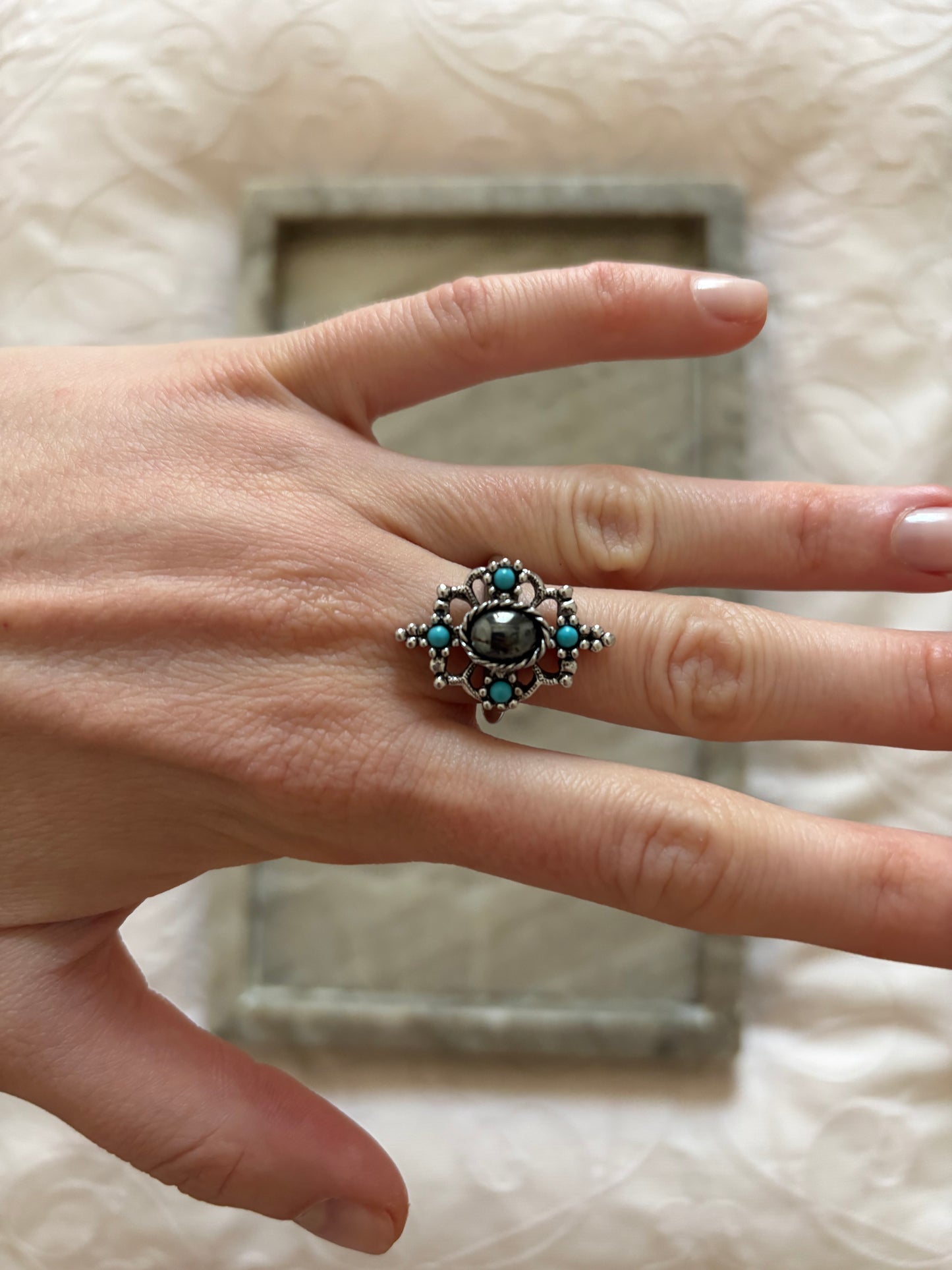 Avon “Mirabella” ring, 1974