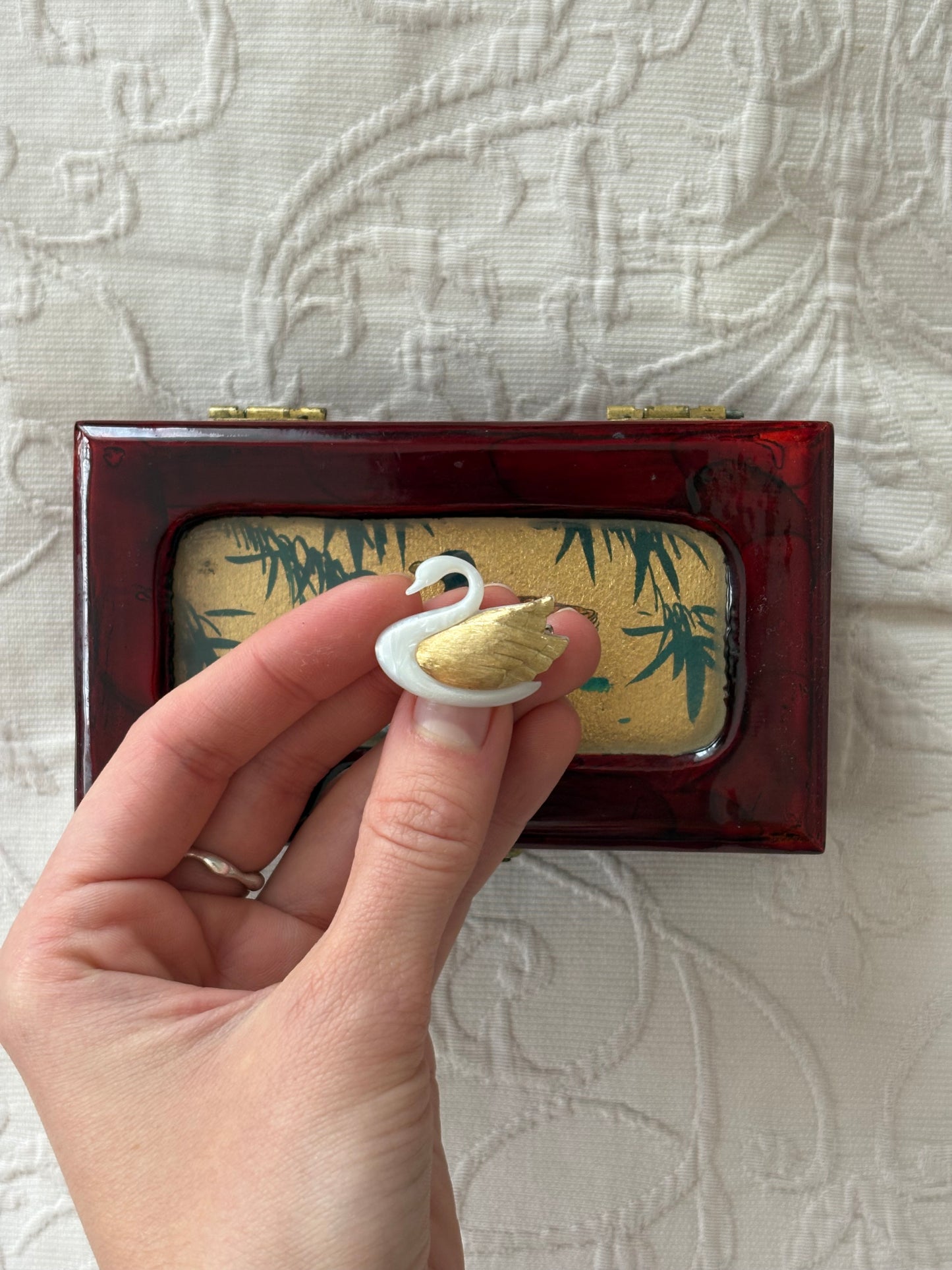 Avon "Graceful Swan" Brooch, 1985